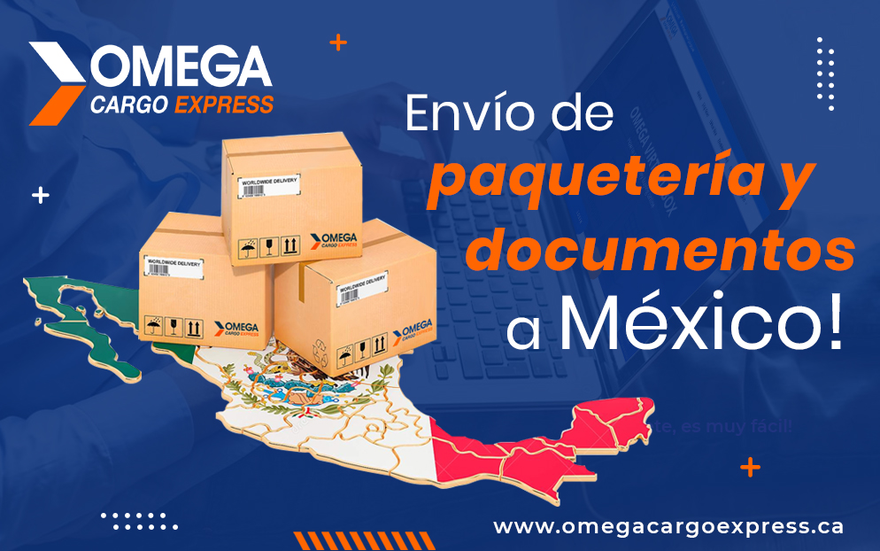 Envío de paquetería y documentos a México desde Canadá