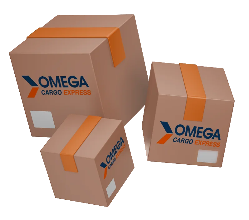 Tamaños de Cajas Enviadas por Omega