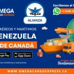 Envíos aéreos y marítimos desde Canadá hasta Venezuela